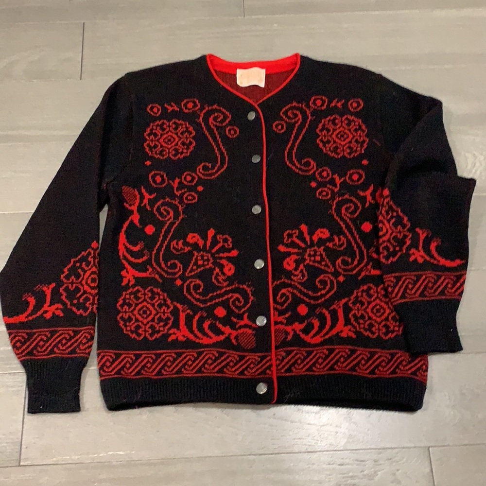 Vintage Pendleton Button up sweater - Picture 2 of 7